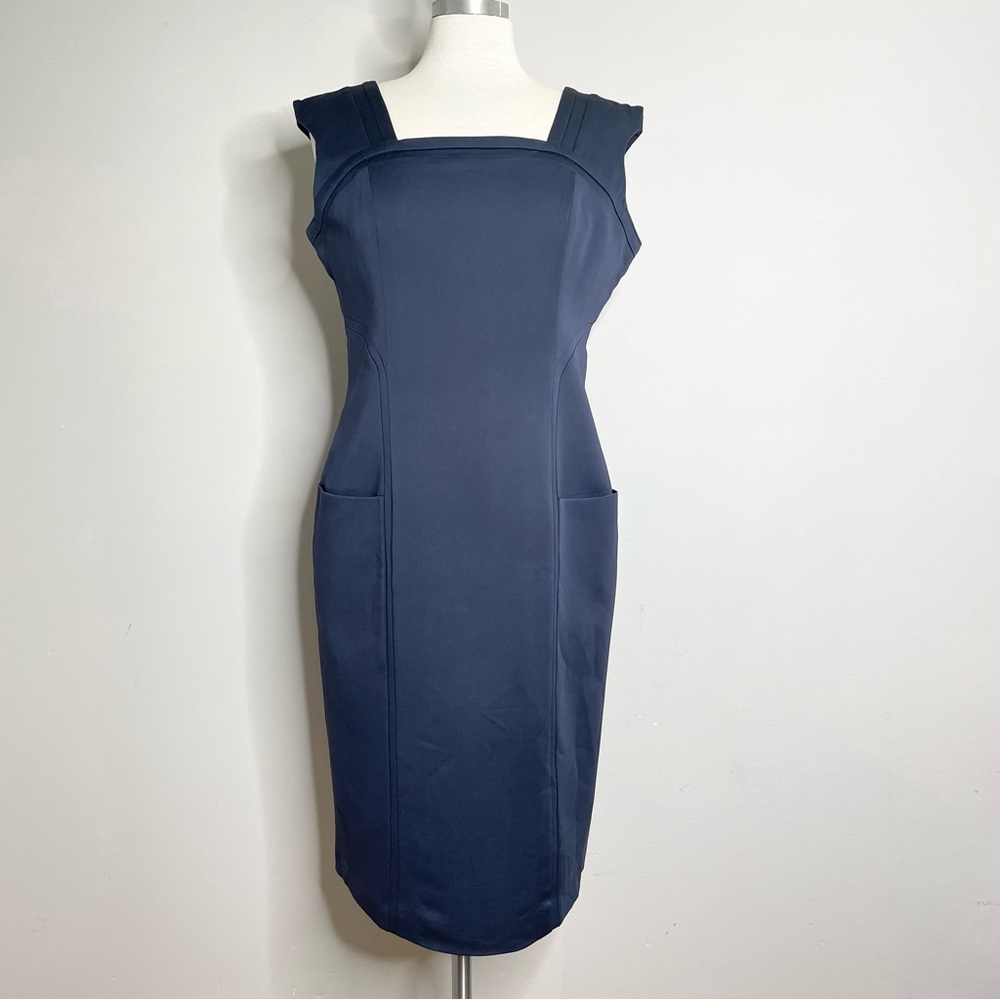 LUCA LUCA Wool and Silk Blend Bodycon Dress